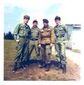 Soldats  US et moi à Grafenwöhr